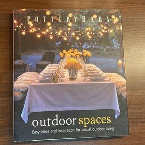 Vintage Pottery Barn Outdoor Spaces Hardcover Book